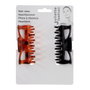 Juliette Fashion Lot de 2 pinces à cheveux 9 cm, marron et noir