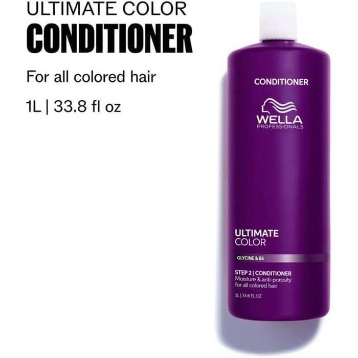 Wella Professionals ULTIMATE COLOR Soin hydratant anti-porosité 1000 ml Wella Professionals ULTIMATE COLOR Soin hydratant anti-porosité 1000 ml