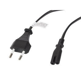 Lanberg Câble d'Alimentation C7 et CEE 7/16 - 3m - Noir