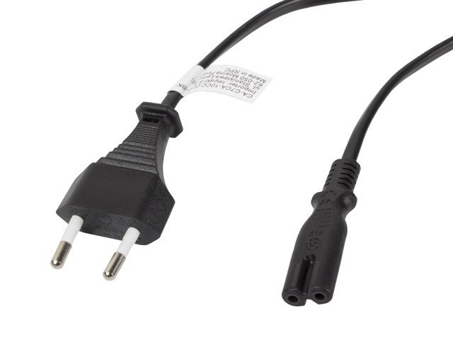 Lanberg Câble d'alimentation CEE 7/16 C7 3 mètre 2.5 A noir