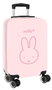 Safta Valise cabine 20" Miffy Flores pour enfants, 34.5 x 55 x 20 cm, motif fleurs, trolley, à partir de 3 ans