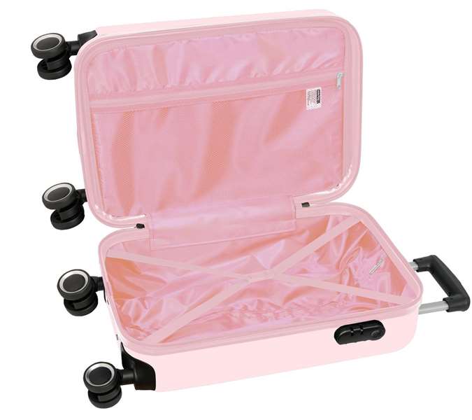 Safta Valise cabine 20" Miffy Flores pour enfants, 34.5 x 55 x 20 cm, motif fleurs, trolley, à partir de 3 ans