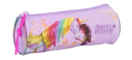 Safta Portatodo Redondo Unicorn Academy - Boîte de Rangement Ronde avec Licorne - 20x7x7 cm - Pour Enfants Dès 3 Ans