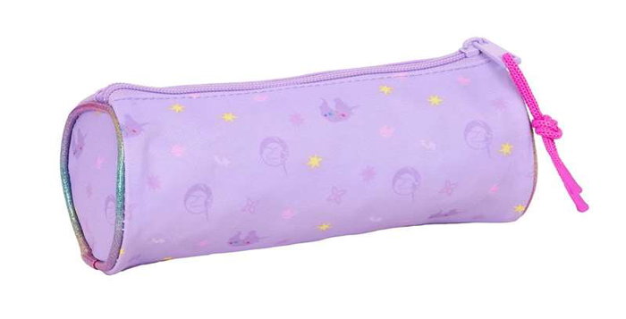 Safta Portatodo Redondo Unicorn Academy - Boîte de Rangement Ronde avec Licorne - 20x7x7 cm - Pour Enfants Dès 3 Ans
