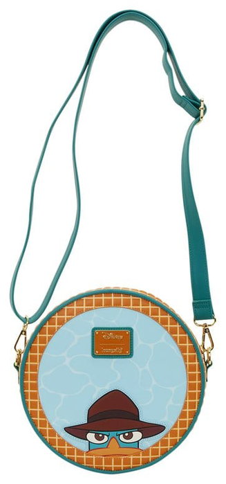 Loungefly Phineas & Ferb Perry the Platypus Pool Crossbody Bag Loungefly Phineas & Ferb Perry the Platypus Pool Crossbody Bag
