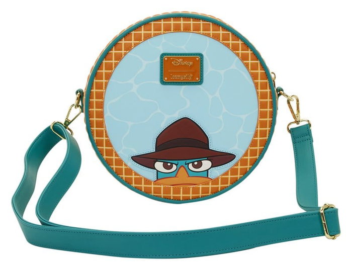 Loungefly Phineas & Ferb Perry the Platypus Pool Crossbody Bag Loungefly Phineas & Ferb Perry the Platypus Pool Crossbody Bag