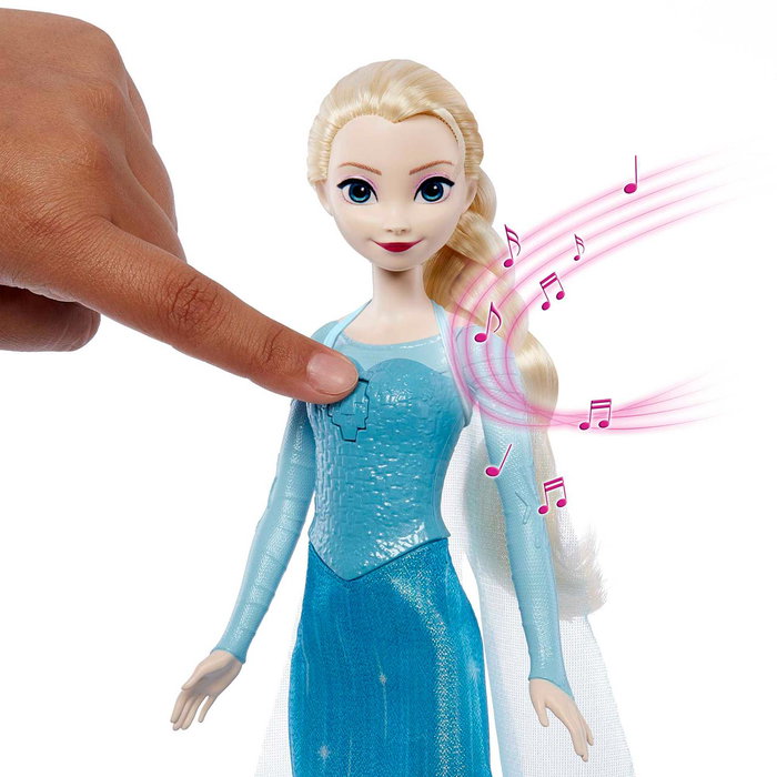 Mattel Poupée Elsa Musicale Jdx48 Disney Frozen - Chante en Français, Anglais, Espagnol et Portugais, +3 Ans