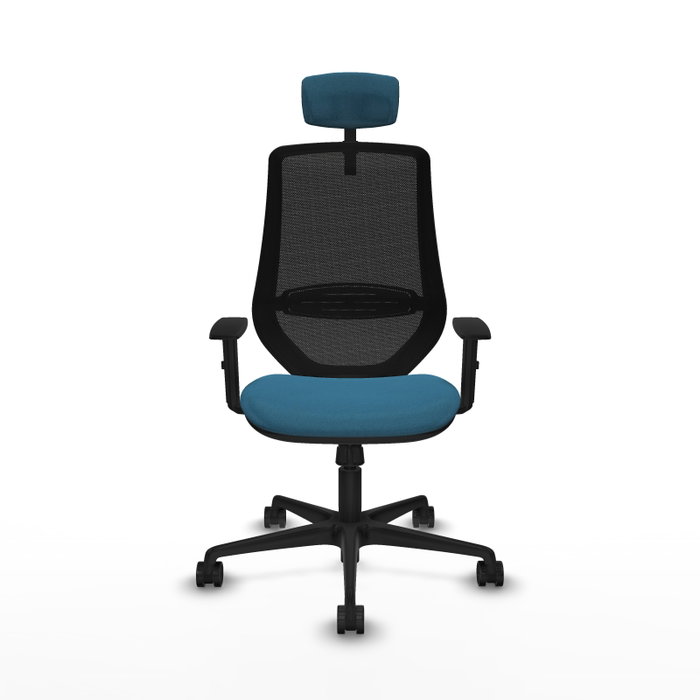 Chaise de Bureau Piqueras y Crespo D036N2W Noir Vert pétrole Chaise de Bureau Piqueras y Crespo D036N2W Noir Vert pétrole