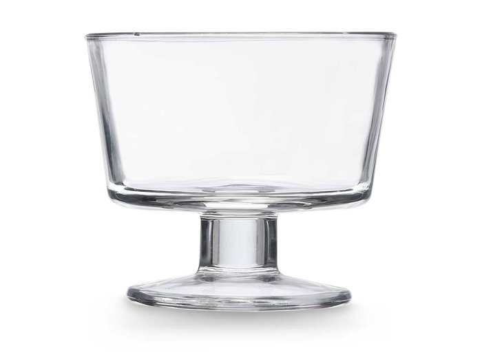 Vivalto Coupe à Glace Lisse Verre 290 ml Blanc 10 x 9 x 10 cm (Set de 24)