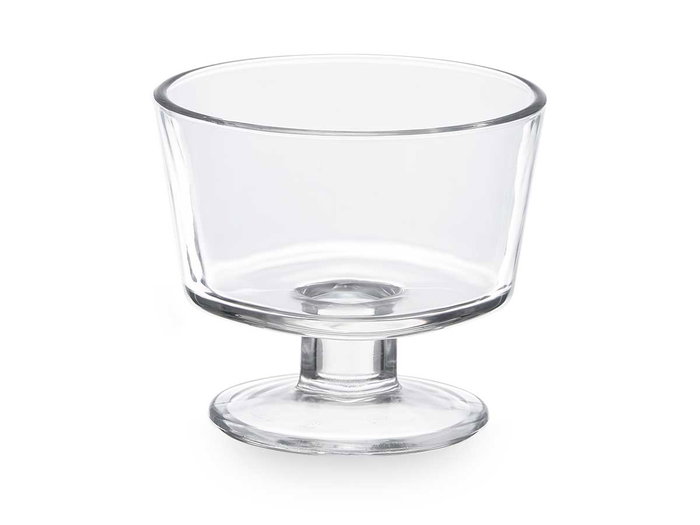 Vivalto Coupe à Glace Lisse Verre 290 ml Blanc 10 x 9 x 10 cm (Set de 24)