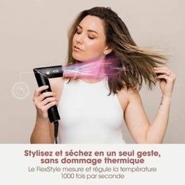 Shark FlexStyle HD426EU Sèche-cheveux et styler 2 en 1 - Noir et rose gold
