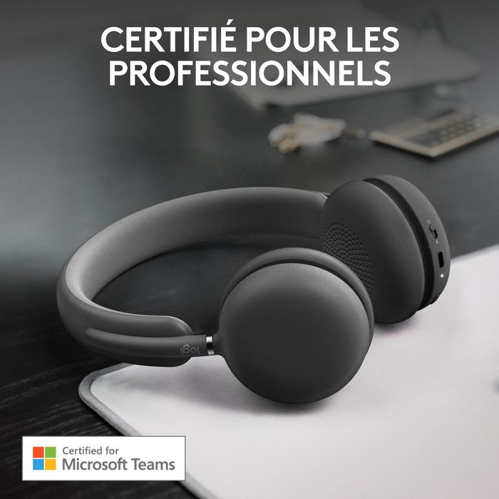 Logitech Zone Wireless 2 Casque sans fil Teams version avec récepteur
