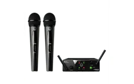 AKG Système sans fil UHF Vocal Band US25 B/D avec 2 microphones et récepteur