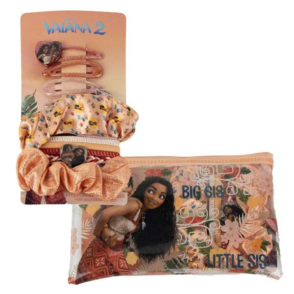 Cerdá - Set de beauté et accessoires Moana - Dimensions 17 x 10 x 1 cm - Pour enfants dès 36 mois - Couleur Coral
