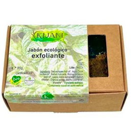 KIJANI Savon Exfoliant au Charbon Activé 88g