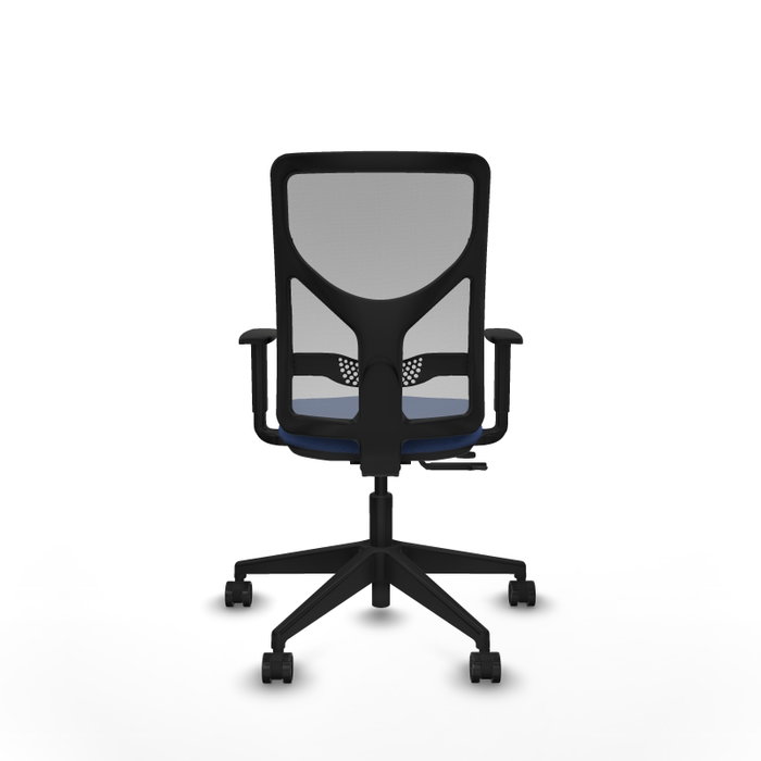 PIQUERAS Y CRESPO Chaise Motilla Synchrone/Traslack Bleu foncé et Gris
