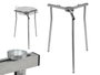 La Dehesa Trépied Réglable pour Brûleur 72x11x36 cm Métal Argent (Set de 4)