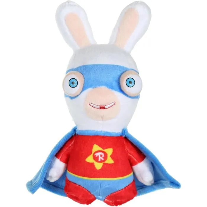 Gipsy Peluche Les Lapins Cretins Super-Héros Rouge avec Son, 18 cm, Jouet pour Garçon et Fille dès la Naissance Gipsy Peluche Les Lapins Cretins Super-Héros Rouge avec Son, 18 cm, Jouet pour Garçon et Fille dès la Naissance