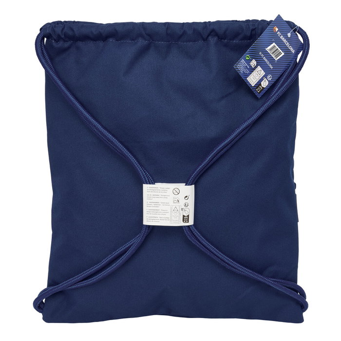 Sac à dos serré par des ficelles F.C. Barcelona Blue marine 35 x 40 x 1 cm