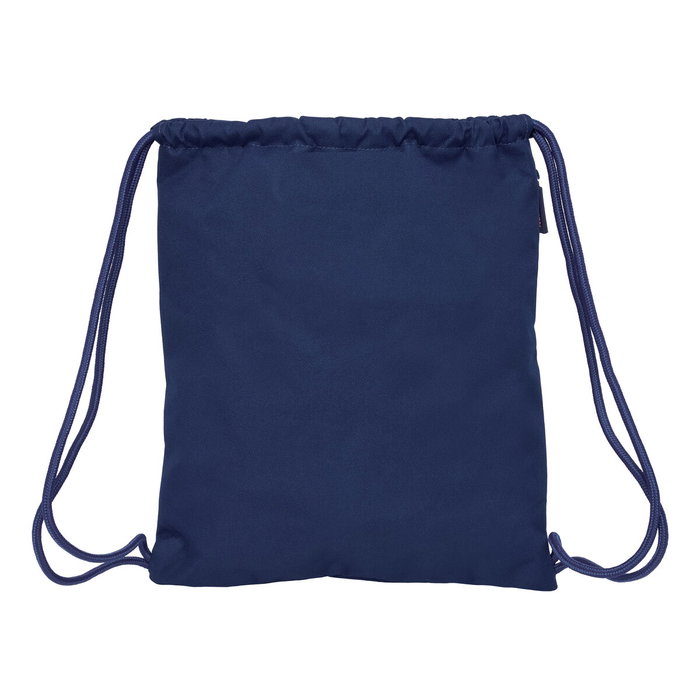 Sac à dos serré par des ficelles F.C. Barcelona Blue marine 35 x 40 x 1 cm