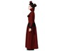 Déguisement Enfant Vampire avec Robe Longue Bordeaux pour Fille 10-12 Ans - Idéal pour Halloween et Fêtes