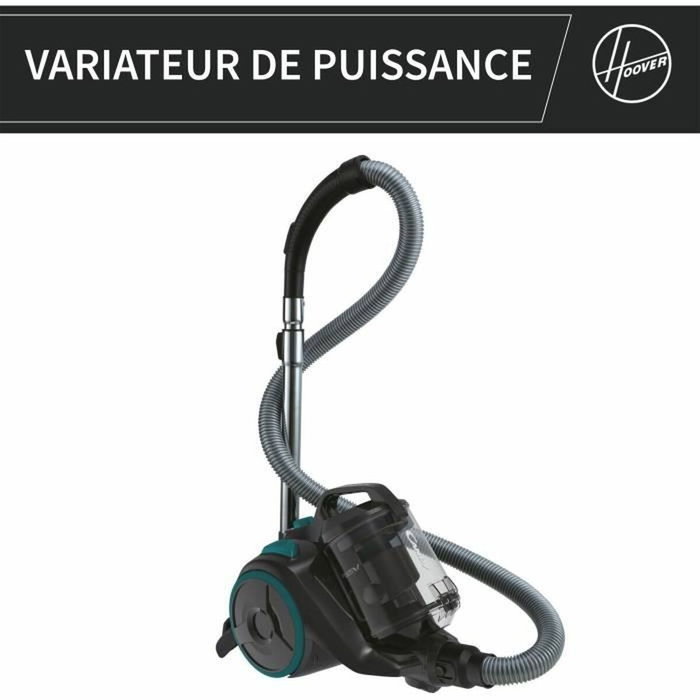 Candy CAF34HM Aspirateur Traineau Sans Sac 800 W Noir et Vert Émeraude
