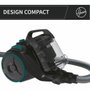 Candy CAF34HM Aspirateur Traineau Sans Sac 800 W Noir et Vert Émeraude