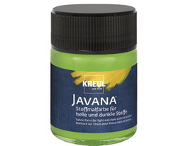 Kreul Peinture textile Javana opaque vert feuille 50ml