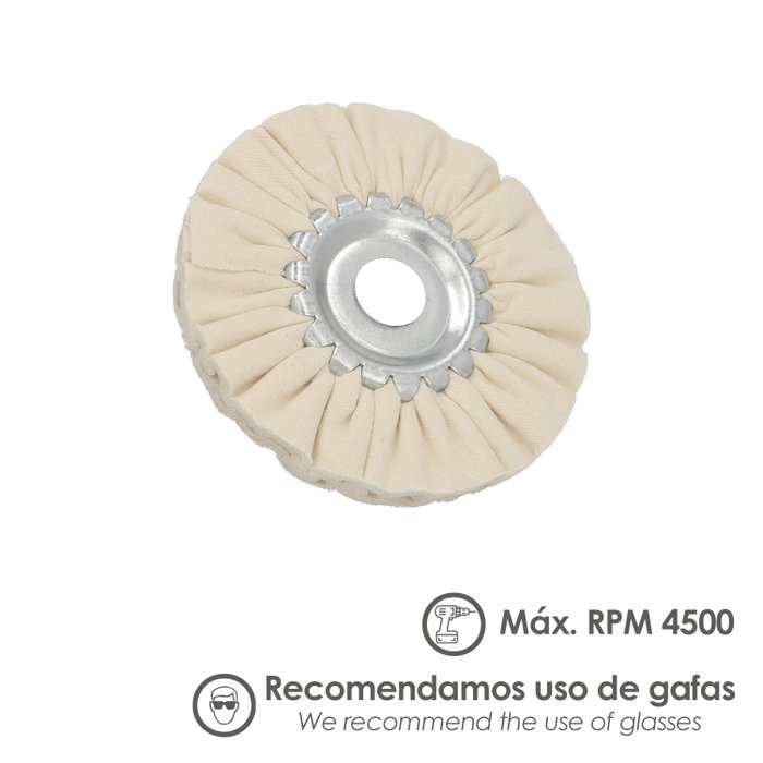 WOLFPACK LINEA PROFESIONAL Disque de polissage en tissu Ø 150 mm