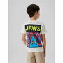 T shirt à manches courtes Enfant Name It Nkmmakai Jaws Nreg Box Sky
