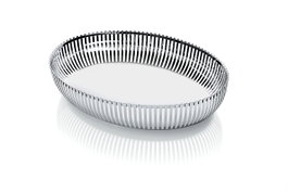 Alessi Panier Oval en Acier Inoxydable 18/10 26 cm PCH06/26