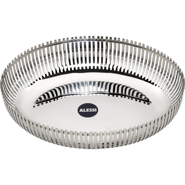 Alessi Panier Oval en Acier Inoxydable 18/10 26 cm PCH06/26