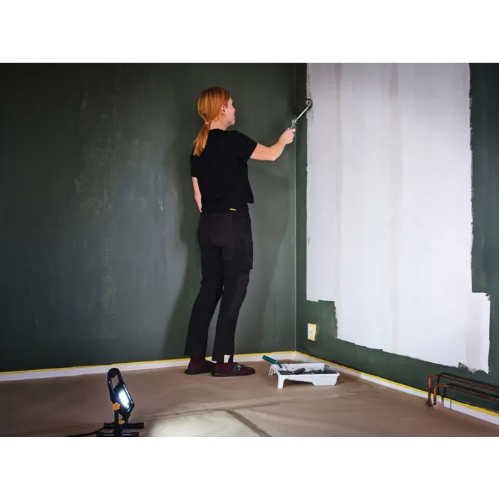 Rapid - Lampe de chantier/projecteur LED The Painter - 2000 Lumens, IP65, 6000 Kelvins, verre dépoli anti-éblouissement - (5001729)