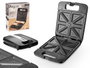 Argon Sandwichera 4 Places 1400W Noir Inox 28.9x35.2x32 cm (Set de 4)