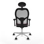 Piqueras y Crespo 3D086N1 Chaise de Bureau avec Appui-tête Rose