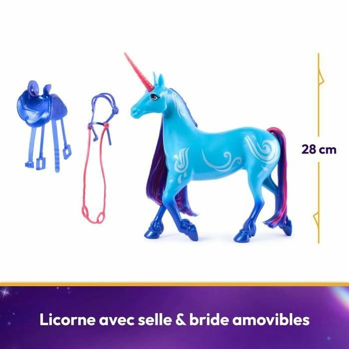 Spin Master Unicorn Academy - Licorne 28cm Leaf ou River - Modèle Aléatoire