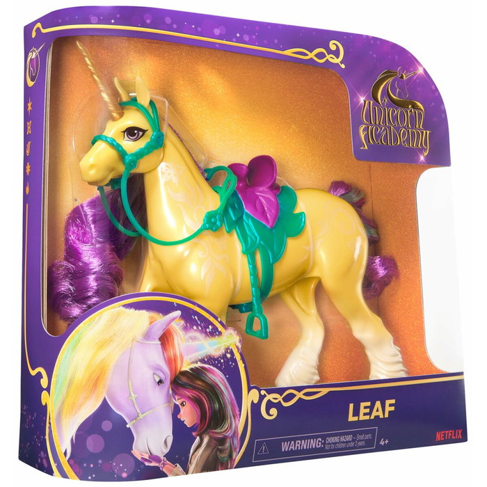 Spin Master Unicorn Academy - Licorne 28cm Leaf ou River - Modèle Aléatoire