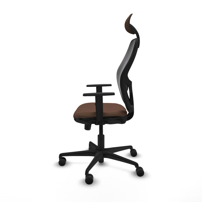 Piqueras Y Crespo Chaise de bureau Jorquera Sincro/Traslack Marron foncé/Noir Piqueras Y Crespo Chaise de bureau Jorquera Sincro/Traslack Marron foncé/Noir
