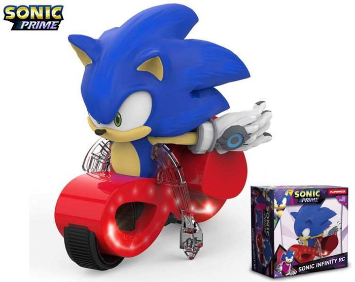 Ninco Sonic Moto Radio-Commandée avec LED, Inclinable, 25x15x25 cm - Jouet Radiocommandé