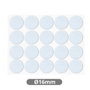 GSC Evolution Set de 20 feutres adhésifs ronds Ø16mm - Blanco