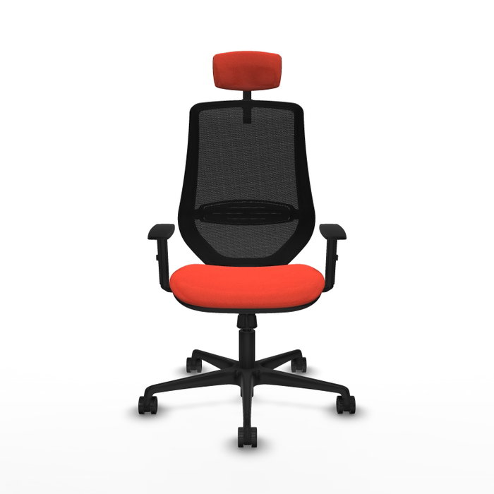 Chaise de Bureau Piqueras y Crespo D036N2W Orange Foncé
