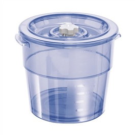 Magic Vac ACO1002 Récipient rond pour conservation sous vide 4L, Executive, pour emballer et sceller les aliments