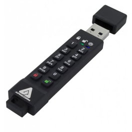 Apricorn Aegis Secure Key 3z 32GB - Clé USB 3.1 sécurisée avec chiffrement matériel AES 256-bit et clavier alphanumérique