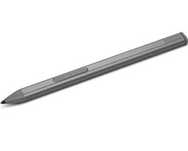 Lenovo Slim Pen, 9.5 mm, stylet rechargeable avec sensibilité à la pression et à l'inclinaison (4096 niveaux), compatible WGP/MPP/AES, attache magnétique, gris storm