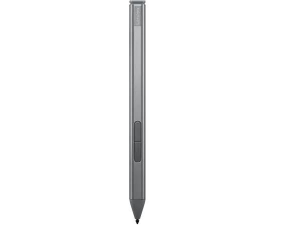 Lenovo Slim Pen, 9.5 mm, stylet rechargeable avec sensibilité à la pression et à l'inclinaison (4096 niveaux), compatible WGP/MPP/AES, attache magnétique, gris storm Lenovo Slim Pen, 9.5 mm, stylet rechargeable avec sensibilité à la pression et à l'inclinaison (4096 niveaux), compatible WGP/MPP/AES, attache magnétique, gris storm