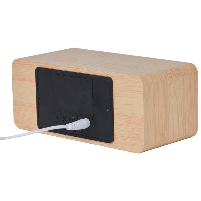 Be Mix Station de charge, réveil, thermomètre et calendrier