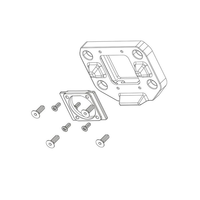 Sram Support batterie supplémentaire E-Bike 185mm avec connecteur Sram Support batterie supplémentaire E-Bike 185mm avec connecteur
