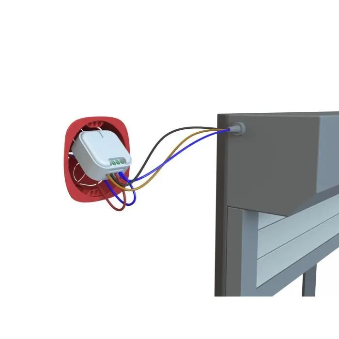 Chacon Kit de 3 Modules DiO pour Volets Motorisés - Commande Sans Fil 433 MHz - Compatible 24V/230V - Puissance 500W Max - Contrôle Multiple via HomeBox