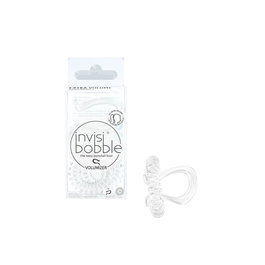 Invisibobble - Coletero Invisibobble Volumizer Crystal Clear - Pack de 2 (1 Volumizer + 1 Original)