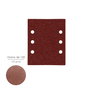 WOLFPACK LINEA PROFESIONAL Lot de 10 disques abrasifs rectangulaires Velcro 114x140 mm Grain 120